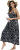 Buenos Ninos Women's Floral V-Neck Boho Maxi Dress with Pockets & Adjustable Straps