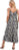BUENOS NINOS Women's V-Neck Boho Floral Maxi Dress with Pockets – Size S
