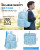 MOODONE 20L Lightweight Packable Hiking Backpack – Waterproof Blue Day Pack