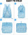 MOODONE 20L Lightweight Packable Hiking Backpack – Waterproof Blue Day Pack