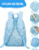 MOODONE 20L Lightweight Packable Hiking Backpack – Waterproof Blue Day Pack