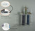 2-Pack Clear Acrylic Floating Wall Shelves 15" – Bathroom Display Ledge