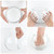 Set of 4 Clear Glass 6" Bubble Bowl Vases – Candle Holder & Wedding Decor