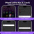 Glitter MagSafe iPhone 14 Pro Max Case – Clear Purple Bling Sparkle