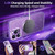 Glitter MagSafe iPhone 14 Pro Max Case – Clear Purple Bling Sparkle