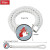 Christmas Curtain Tiebacks 2 Pack – Santa Cotton Rope Holdbacks White