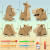 Kodatek 135-Piece Kids DIY Build & Paint Figurines Craft Kit – Ages 6+