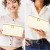 TBOLINE Large Travel Makeup Bag – White Checkered Waterproof PU Leather Organizer