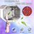 HQF 88-Hole Bubble Machine with LED Lights, Fan & 4 Solution Tanks