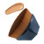 Easyhut Flat Top Hexagon Kabuki Foundation Brush – Blue with Storage Case