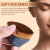 Easyhut Flat Top Hexagon Kabuki Foundation Brush – Blue with Storage Case