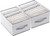 fufeisi 2-Pack Wardrobe Clothes Organizer Bins with Dividers & Zip Folding