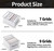 fufeisi 2-Pack Wardrobe Clothes Organizer Bins with Dividers & Zip Folding