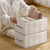 fufeisi 2-Pack Wardrobe Clothes Organizer Bins with Dividers & Zip Folding