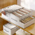 fufeisi 2-Pack Wardrobe Clothes Organizer Bins with Dividers & Zip Folding