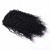 viviaBella Afro Jerry Curly Human Hair Ponytail 14in – 80g Natural Black