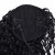 viviaBella Afro Jerry Curly Human Hair Ponytail 14in – 80g Natural Black