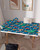 FLFK 6-Piece Fish Peel-and-Stick Vinyl Wall Decals 15.74x15.74 in