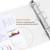 AmazonBasics 2" D-Ring Binder 4-Pack – 500 Sheet White Letter Binders