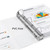 AmazonBasics 2" D-Ring Binder 4-Pack – 500 Sheet White Letter Binders