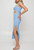 Duigluw Women's Square Neck Ribbed Cutout Bodycon Midi Dress - Size XL