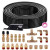 Boeray 100ft 1/4" Air Hose Kit – 22pc Brass Push-Connect Fittings, 500 PSI