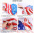 PBPAO 8-Pack 4th of July Patriotic Foil Balloons – Stars & Stripes Design