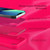 K TOMOTO iPhone 13 Hot Pink Liquid Silicone Shockproof Case with Microfiber Lining