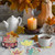Belors 10pc Fall Maple Leaf Diamond Art Coasters Kit with Wooden Holder