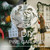 Fudios 6FT Lighted Christmas Pine Garland – 48 Warm White LEDs, Battery Timer