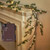Fudios 6FT Lighted Christmas Pine Garland – 48 Warm White LEDs, Battery Timer