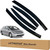 LETINGFAR Honda Civic 2006-2011 Tape-On Rain Guards Window Visors 4-Piece Set