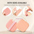 LYFONDYI 6-Pack Pink Air Cushion Makeup Sponges – Latex-Free Wet & Dry