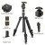 UBeesize 71" Aluminum Travel Tripod with 360° Ball Head – 26.4 LB Capacity