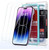 SmartDevil iPhone 14 Pro Max Screen Protector 3-Pack 9H Tempered Glass
