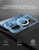 Kakalux iPhone 13 Pro Max MagSafe Case – Slim Blue Military Drop Protection