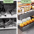 Pull Out Cabinet Organizer – 4-Compartment Adhesive Carbon Steel, Open Box