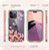 i-Blason iPhone 14 Pro 360° Glitter Butterfly Case with Screen Protector