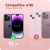i-Blason iPhone 14 Pro 360° Glitter Butterfly Case with Screen Protector