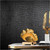 Cismmy Black Crocodile Peel & Stick Wallpaper – Self-Adhesive Vinyl 15.7"x118"