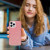 MILPROX iPhone 15 Pro Pink Glitter Case - 3-Layer Shockproof Protection