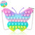 Ferenala Butterfly Fidget Purse – 8" Girls Sensory Shoulder Bag for ADHD & Anxiety
