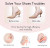 OKGL Heel Grip Inserts – Anti-Slip Blister Prevention Cushions, 2 Pairs