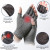 TFUSOM Fingerless Compression Gloves for Arthritis & Joint Pain Relief - Medium Gray
