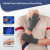 TFUSOM Fingerless Compression Gloves for Arthritis & Joint Pain Relief - Medium Gray