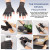 TFUSOM Fingerless Compression Gloves for Arthritis & Joint Pain Relief - Medium Gray