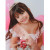 CIEHER 5th Birthday Crown & Sash Set – Rose Gold Glitter Tiara for Girls