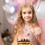CIEHER 5th Birthday Crown & Sash Set – Rose Gold Glitter Tiara for Girls