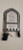 XIOQINE Islamic Mihrap Shape Wall Key Holder – White Acrylic, 5 Hooks