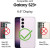 Samsung Galaxy S23 Plus Dual Layer Shockproof Case - Purple/Black